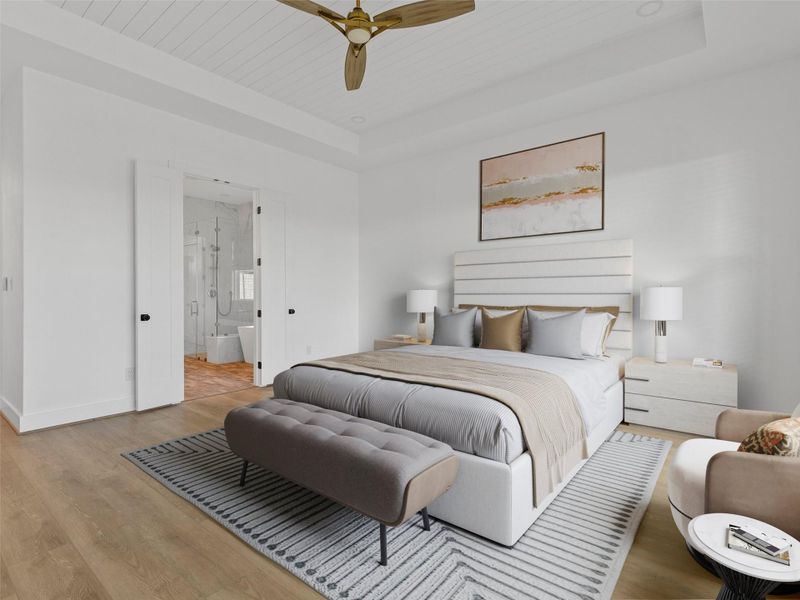 Furnished interior view inside a new home in , Smithville (Image 6).