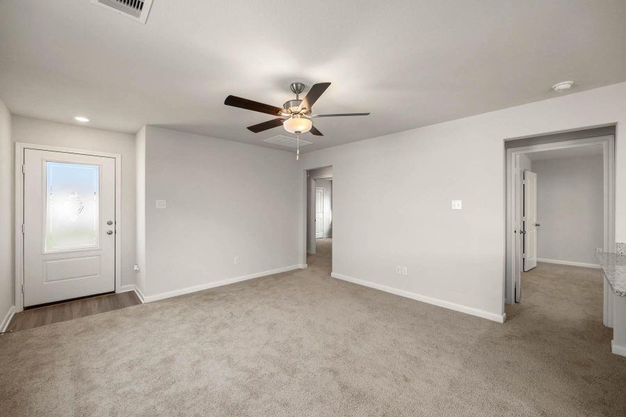Spacious, unfurnished interior of a new home in Vacek Country Meadows, Richmond (Image 14).