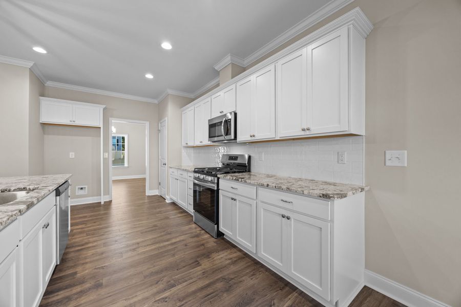 Furnished interior view inside a new home in Arbor Hills South II, Greenville (Image 6).