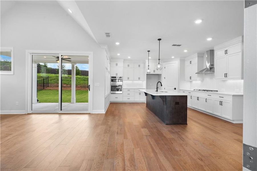 Furnished interior view inside a new home in Promenade at Sawnee Village, Cumming (Image 4).