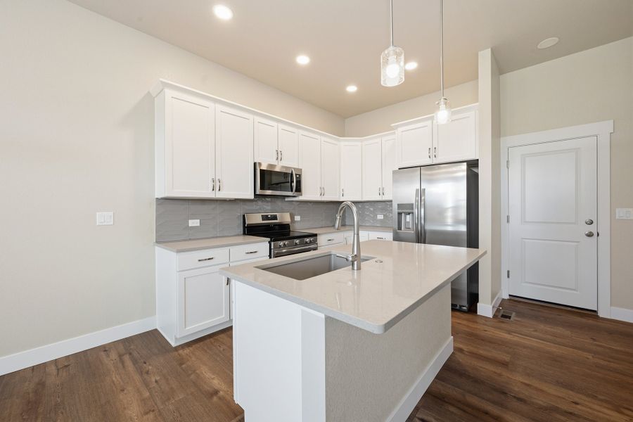 Furnished interior view inside a new home in The Lakes at Centerra, Loveland (Image 4).