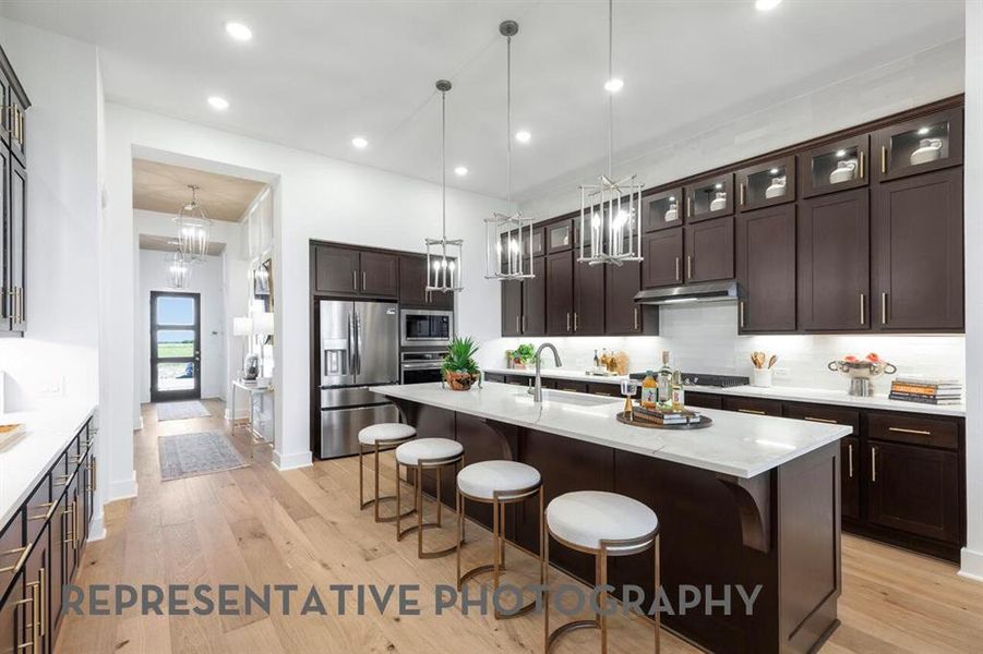 Furnished interior view inside a new home in Ridge Crossing, Waxahachie (Image 29).