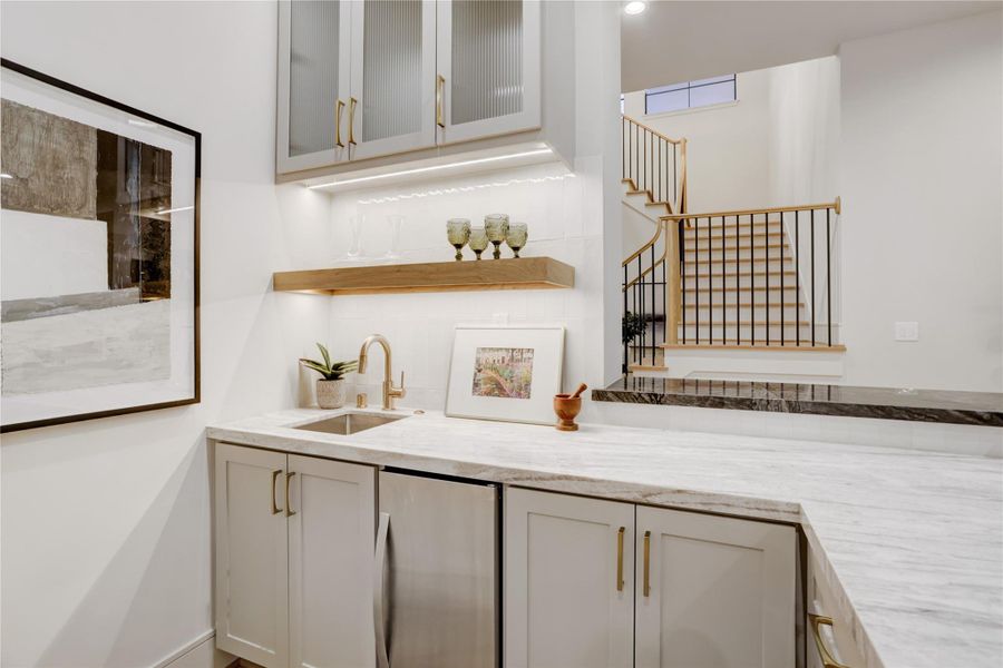 Furnished interior view inside a new home in , Houston (Image 37).