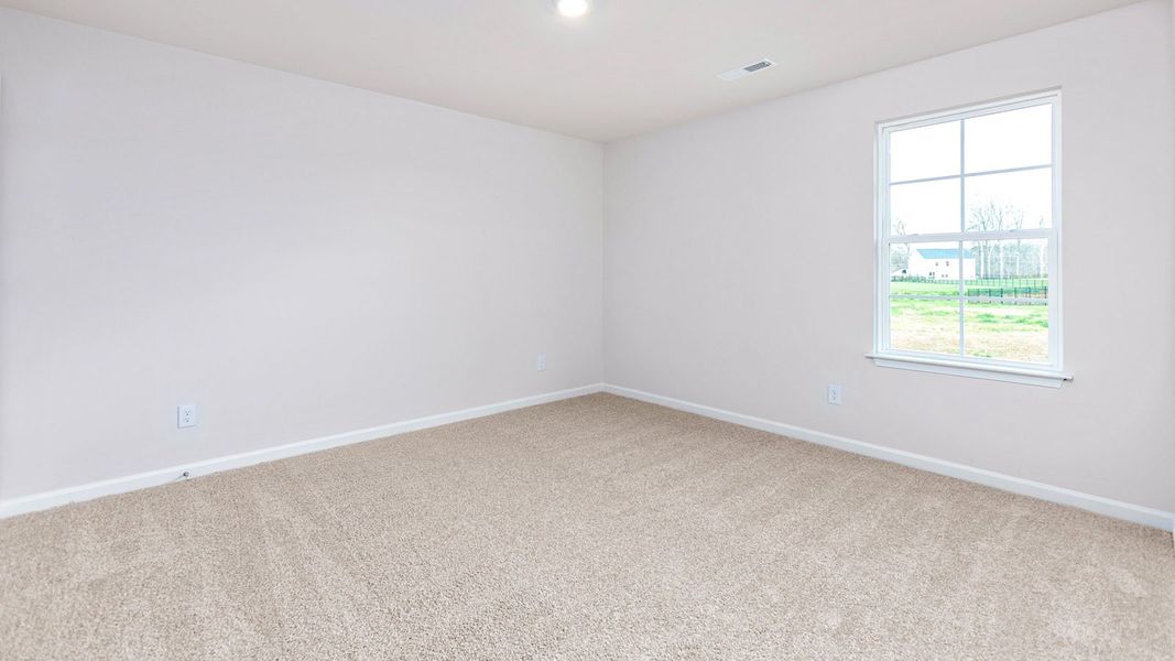Spacious, unfurnished interior of a new home in Hudson Glen, Mocksville (Image 15). Spacious, unfurnished interior of a new home in Hudson Glen, Mocksville (Image 15).