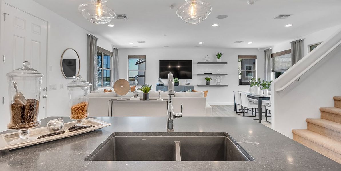 Furnished interior view inside a new home in Ironwood Villages at North Creek, Queen Creek (Image 8).
