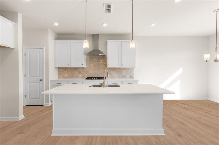 Furnished interior view inside a new home in The Village at Shallowford, Kennesaw (Image 3). Furnished interior view inside a new home in The Village at Shallowford, Kennesaw (Image 3).