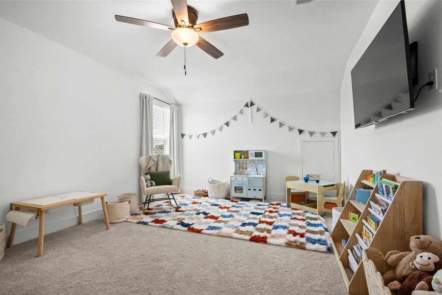 Furnished interior view inside a new home in Lone Star Landing, Montgomery (Image 9).