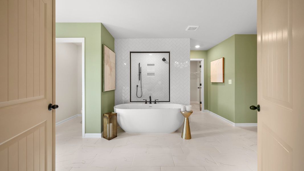 Representative furnished interior of a home built from the Clarity by DRB Homes in Adagio, Dacula (Image 15).