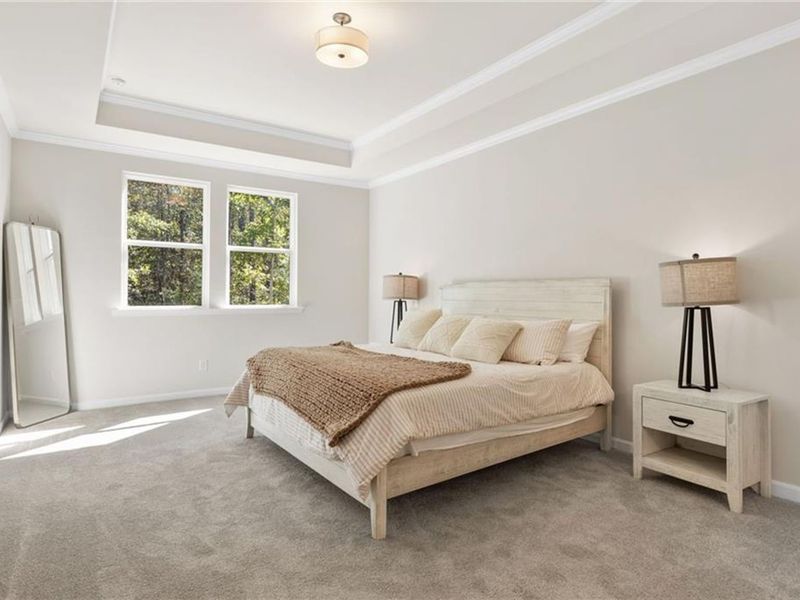 Furnished interior view inside a new home in Kelly Preserve, Loganville (Image 14).
