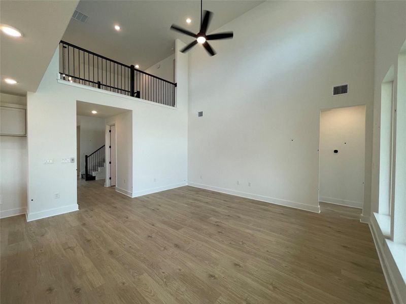 Family Room with soaring ceiling Family Room with soaring ceiling
