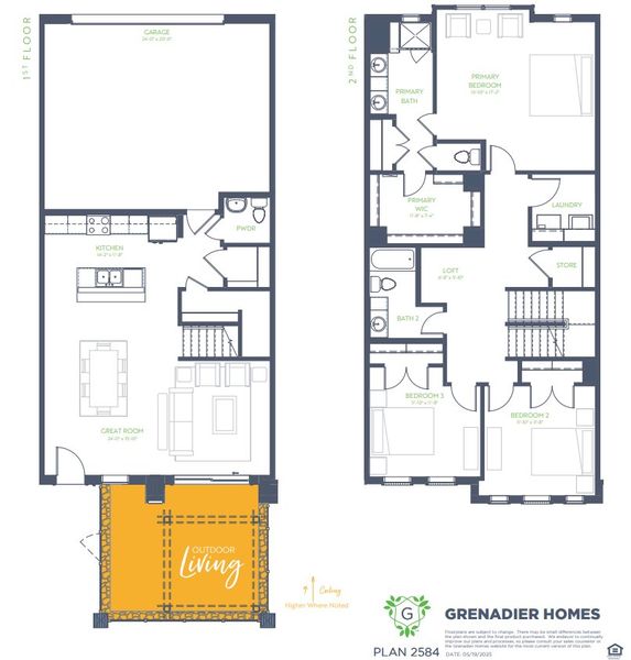 2D floor plan layout for the Monterey 3 by Grenadier Homes in The Tribute, The Colony, TX (Image 3). 2D floor plan layout for the Monterey 3 by Grenadier Homes in The Tribute, The Colony, TX (Image 3).