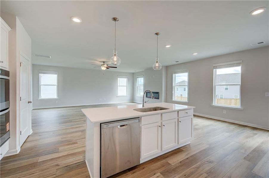 Furnished interior view inside a new home in Chapel Hill, Newnan (Image 3). Furnished interior view inside a new home in Chapel Hill, Newnan (Image 3).
