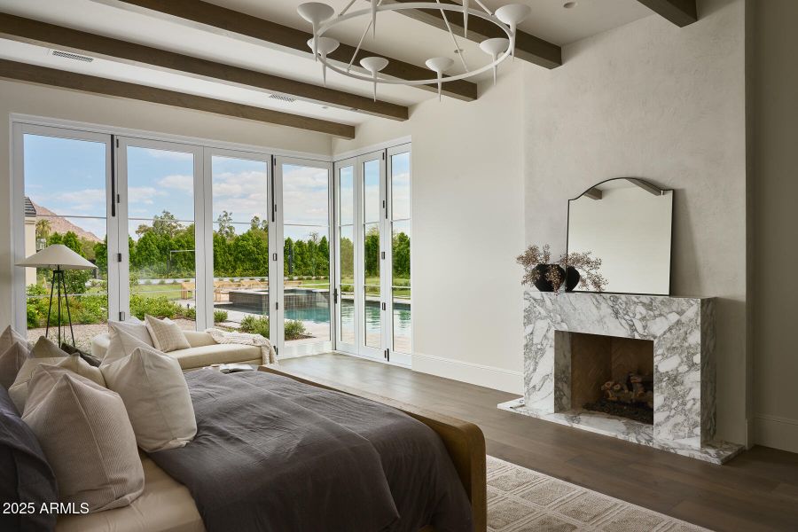 Owner's Suite with Gas Fireplace