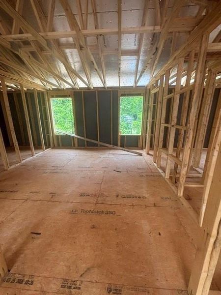 In-progress construction of a new home in Edenglen, Buford, GA (Image 34).
