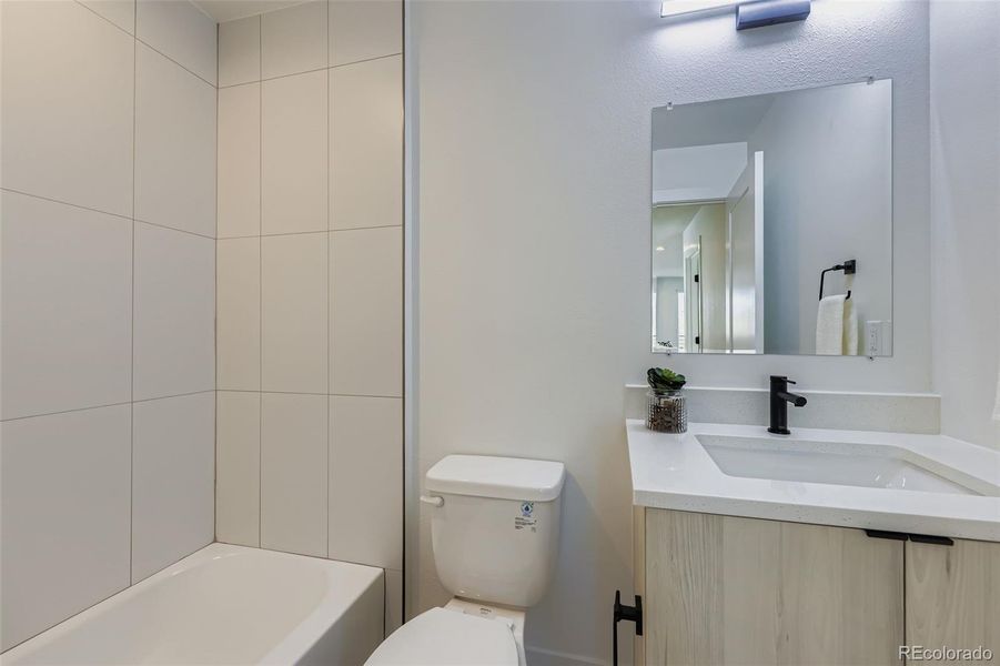 Furnished interior view inside a new home in , Denver (Image 23).