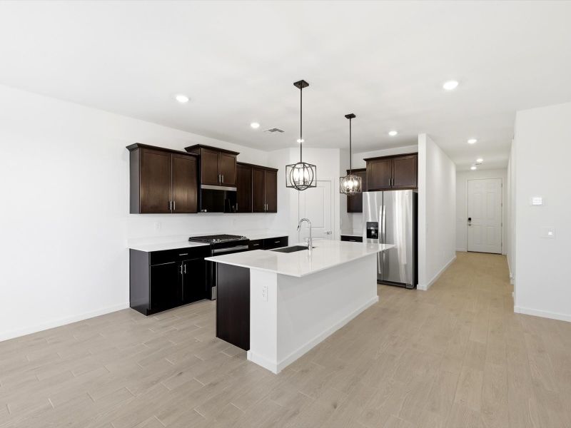 Furnished interior view inside a new home in Entrada Estate Series, Tolleson (Image 3).