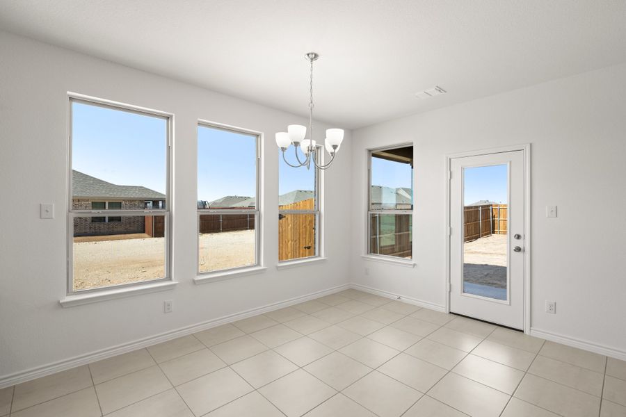 Spacious, unfurnished interior of a new home in Baker Farms, Cleburne (Image 18). Spacious, unfurnished interior of a new home in Baker Farms, Cleburne (Image 18).