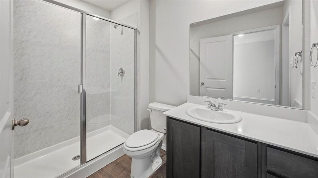 Furnished interior view inside a new home in Arbor Trails South, Princeton (Image 8).