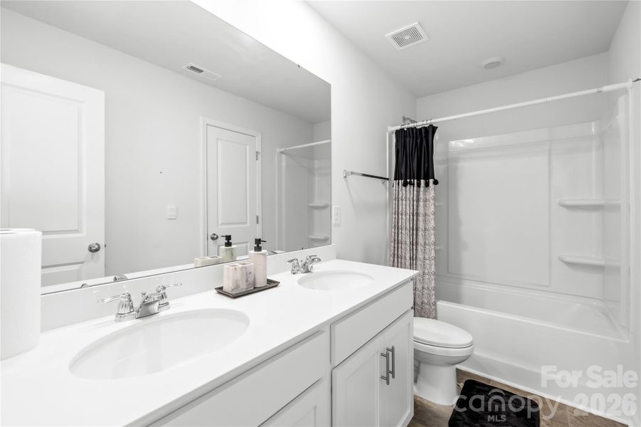 Furnished interior view inside a new home in Adair Woods, Davidson (Image 12). Furnished interior view inside a new home in Adair Woods, Davidson (Image 12).