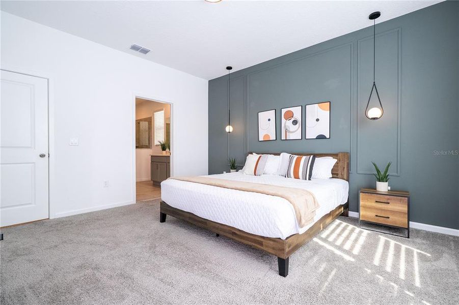 Furnished interior view inside a new home in , Kissimmee (Image 33).