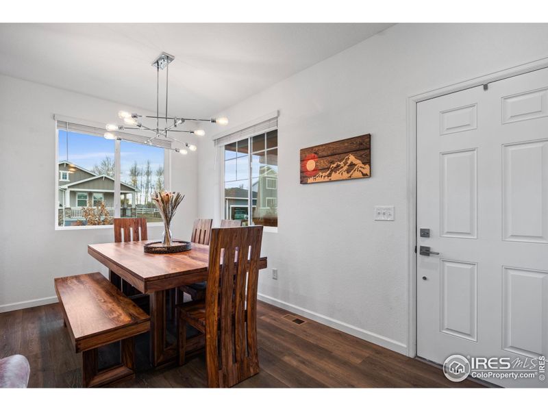 Furnished interior view inside a new home in , Fort Collins (Image 32).