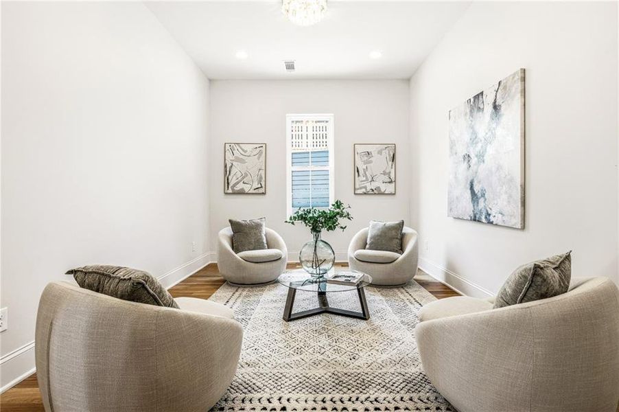 Furnished interior view inside a new home in , Atlanta (Image 14).