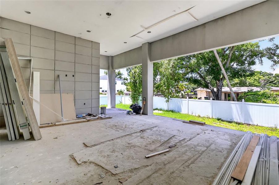 In-progress construction of a new home in , Tampa, FL (Image 22).