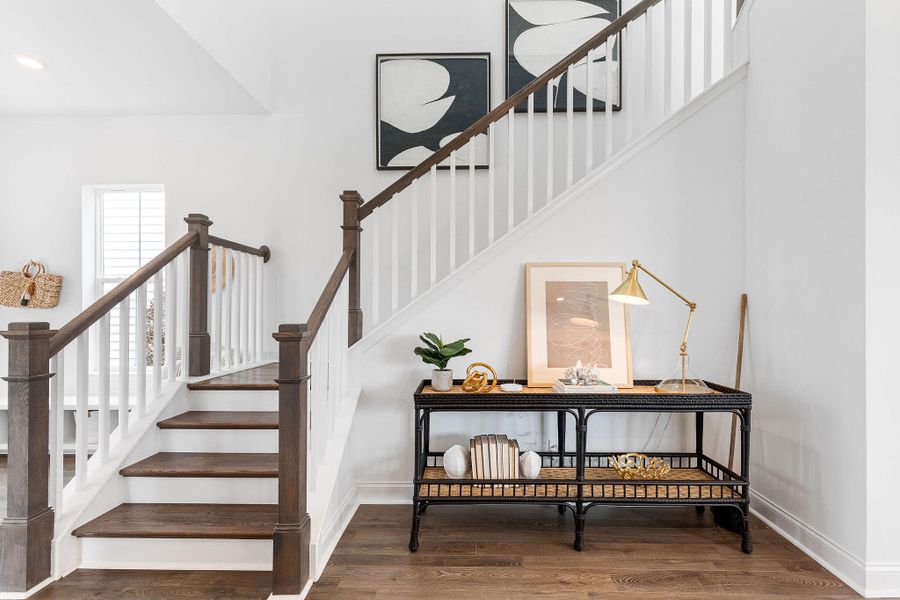 Furnished interior view inside a new home in Sweetgrass at Summers Corner, Summerville (Image 18).