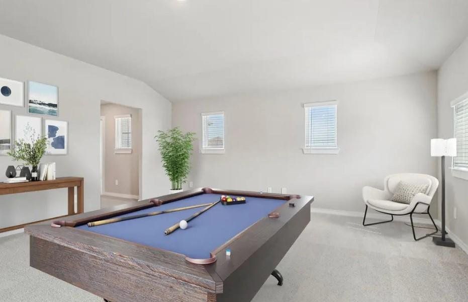 Photo is not of the actual home, but is an inspirational photo of builder’s model home and may depict options, furnishings, and/or decorator features that are not included