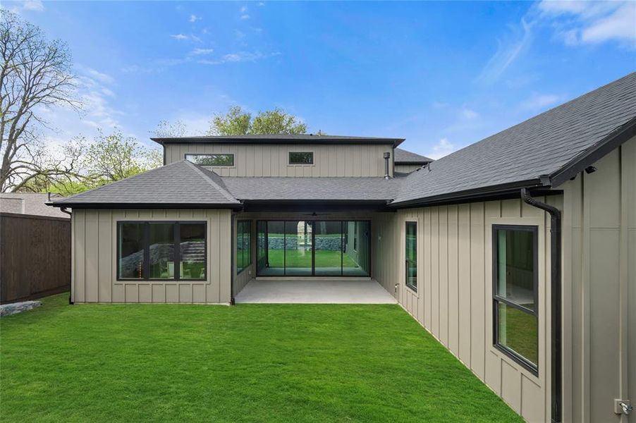 Exterior details and patio area of a home in , Dallas (Image 27).