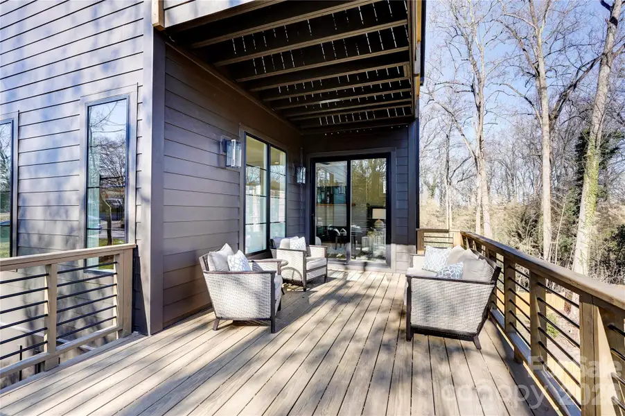 Exterior details and patio area of a home in , Charlotte (Image 3).