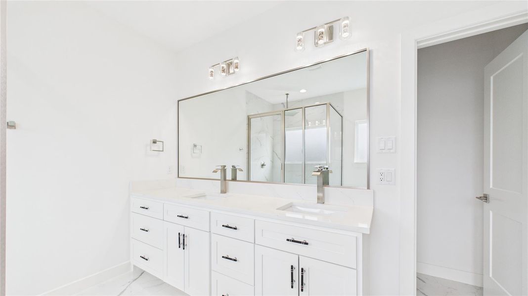 Furnished interior view inside a new home in Skyline Homes at Lozier, Houston (Image 12).