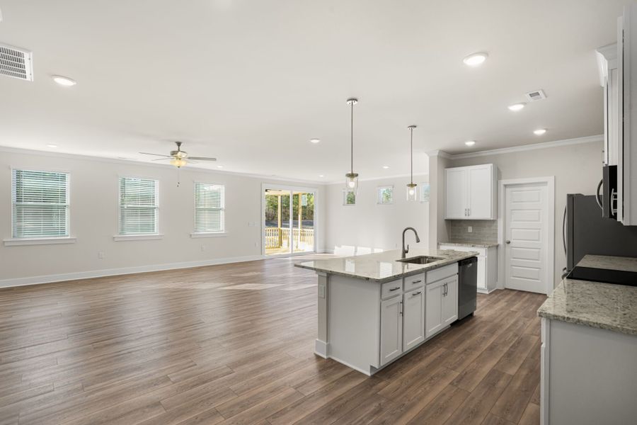 Representative furnished interior of a home built from the Allegheny by Mattamy Homes in McAlister Creek, Clayton (Image 7).