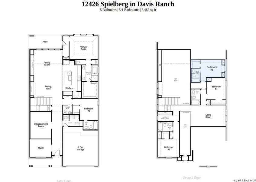 2D floor plan layout of this home in Davis Ranch, San Antonio, TX (Image 4). 2D floor plan layout of this home in Davis Ranch, San Antonio, TX (Image 4).