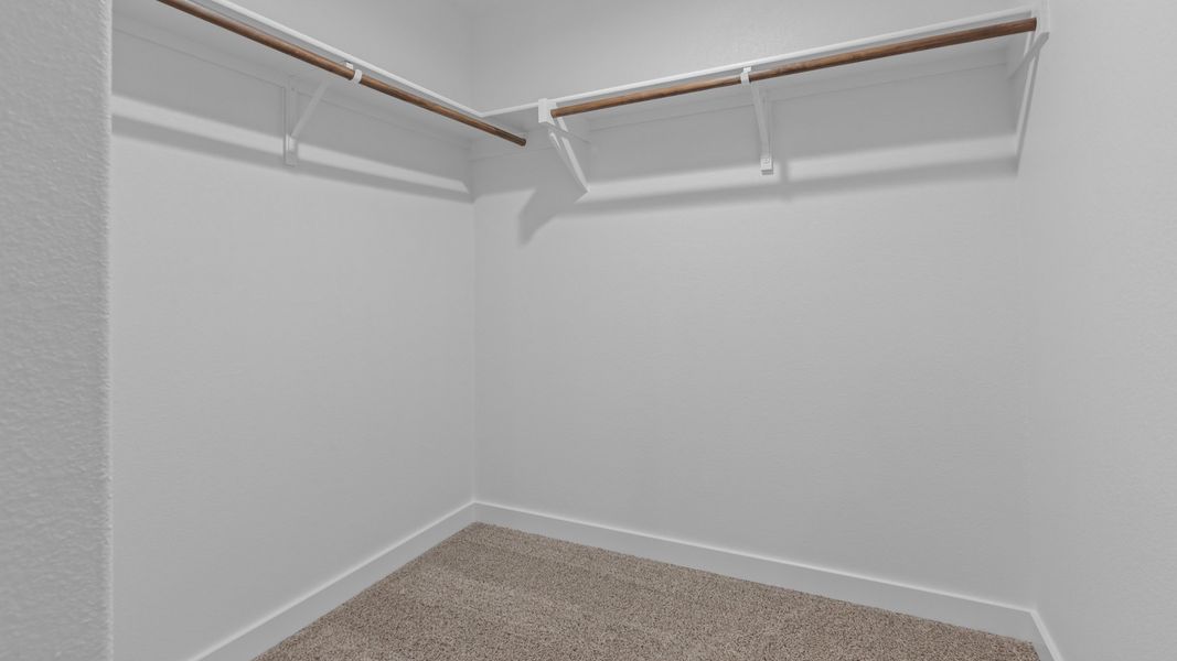Representative unfurnished interior of a home built from the CAMDEN by D.R. Horton in Homestead at Parks Bell Ranch, Odessa (Image 14).