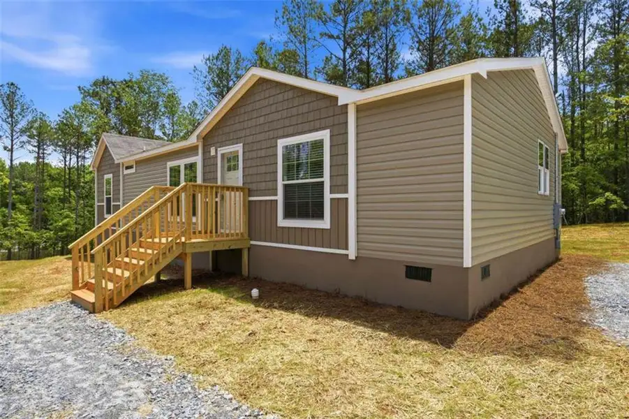 Exterior details and patio area of a home in , Eatonton (Image 2). Exterior details and patio area of a home in , Eatonton (Image 2).