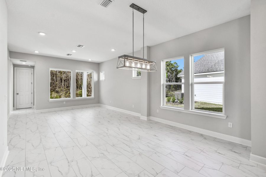 Spacious, unfurnished interior of a new home in Seabrook Village 40' Front Entry, Nocatee (Image 26).