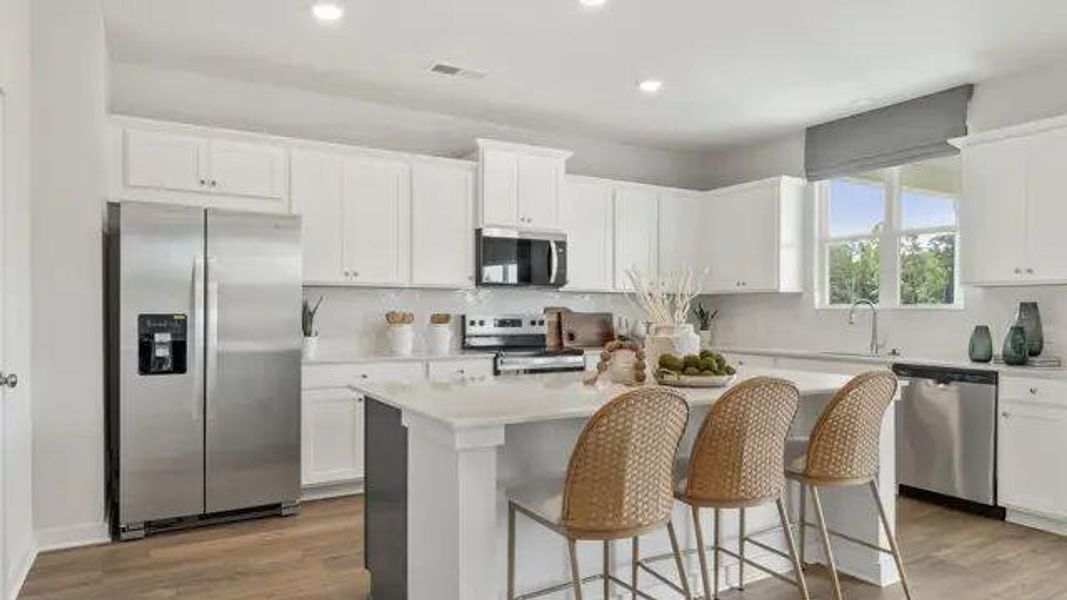 Furnished interior view inside a new home in Reserve at Gum Springs, Jefferson (Image 11).