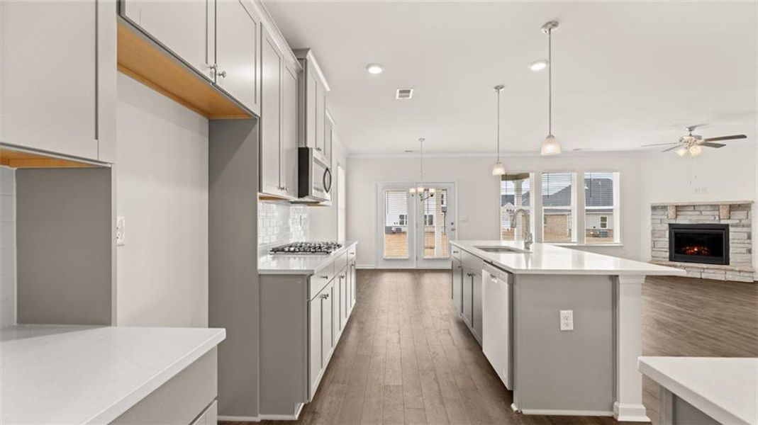 Furnished interior view inside a new home in Westland, Bogart (Image 3).