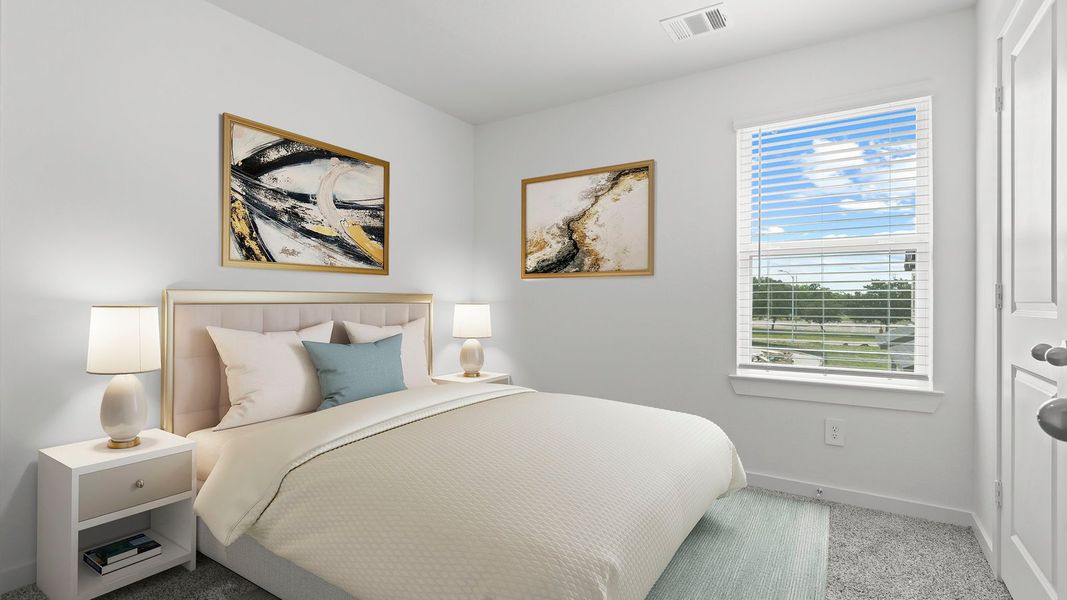 Furnished interior view inside a new home in Lexington Village, Missouri City (Image 11).