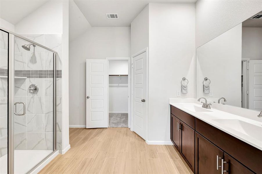 Furnished interior view inside a new home in The Preserve, Justin (Image 13). Furnished interior view inside a new home in The Preserve, Justin (Image 13).