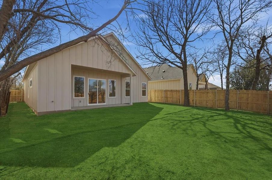 Exterior details and patio area of a home in , Fort Worth (Image 21). Exterior details and patio area of a home in , Fort Worth (Image 21).