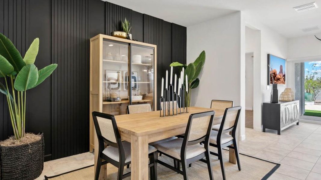 Furnished interior view inside a new home in Quail Ranch, San Tan Valley (Image 10).