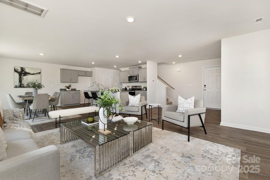 Furnished interior view inside a new home in Huffman Ridge, Hickory (Image 5).