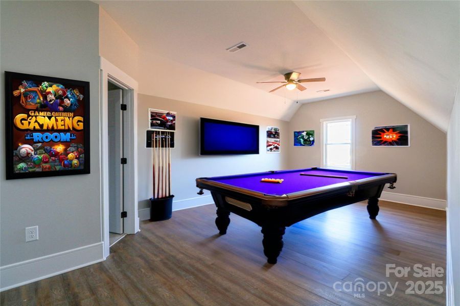 Upstairs bonus room Virtually staged