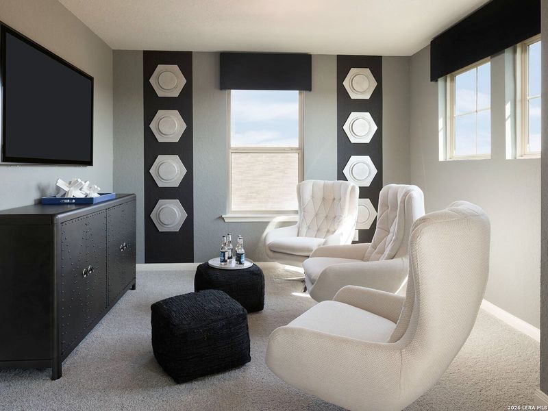 Furnished interior view inside a new home in Arcadia Ridge - Premier Series, San Antonio (Image 5).