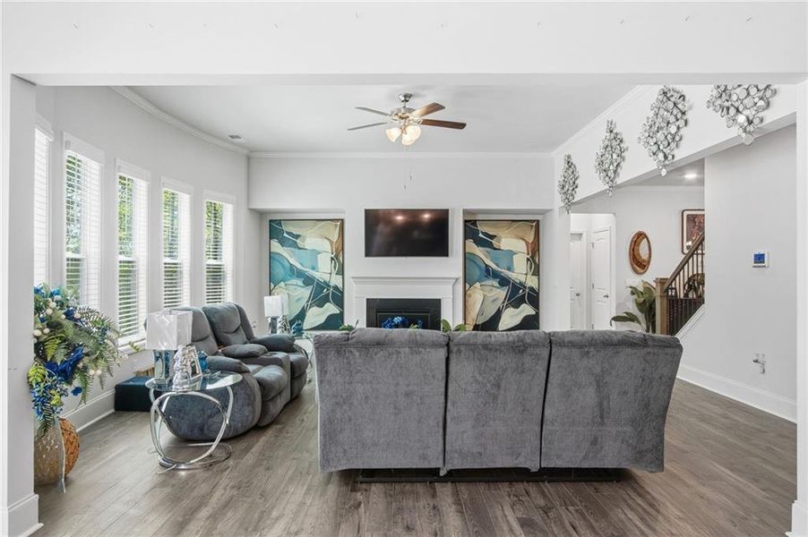Furnished interior view inside a new home in , Newnan (Image 8).