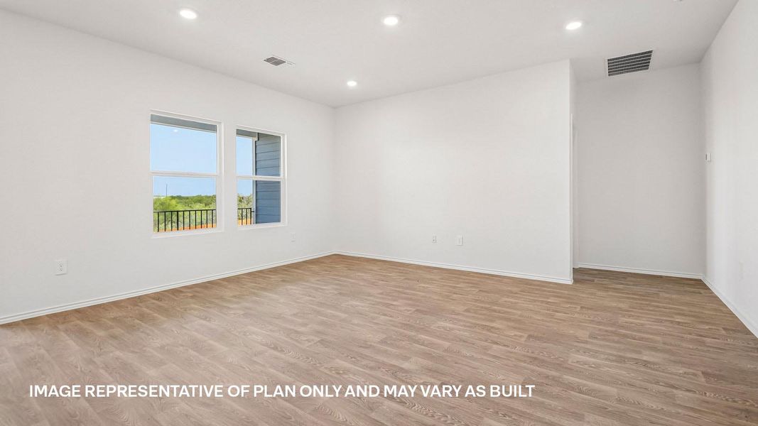 Representative unfurnished interior of a home built from the The Naples by D.R. Horton in Durango, Mustang Ridge (Image 15).