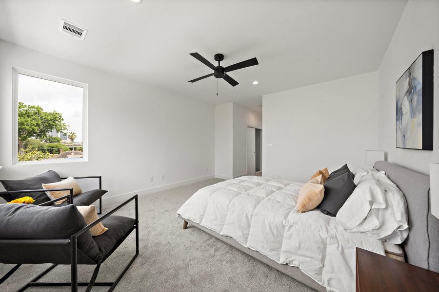 Furnished interior view inside a new home in , Houston (Image 19).