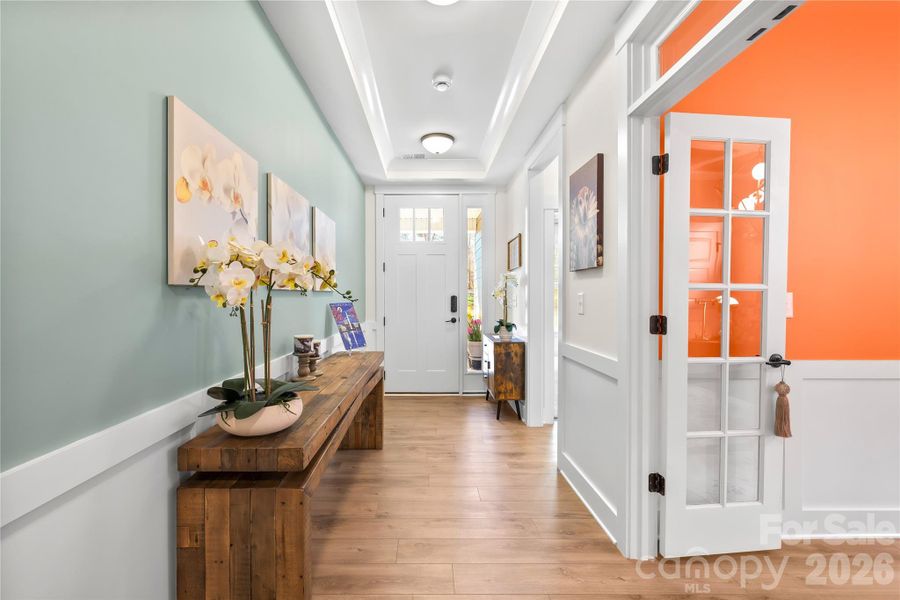 Furnished interior view inside a new home in Villas at Prestwick, Mooresville (Image 16).